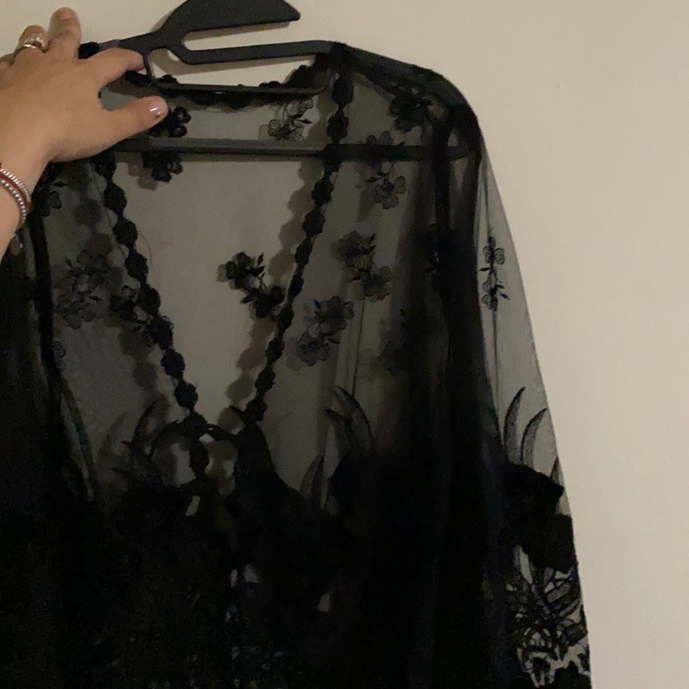 Black see through size m